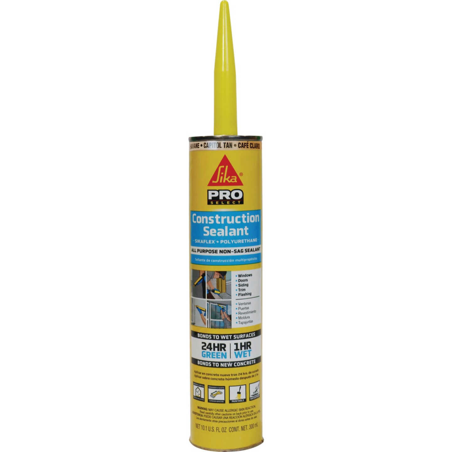 SikaFlex 10.1 Oz. Pro Select Construction Polyurethane Sealant, Tan Image 1