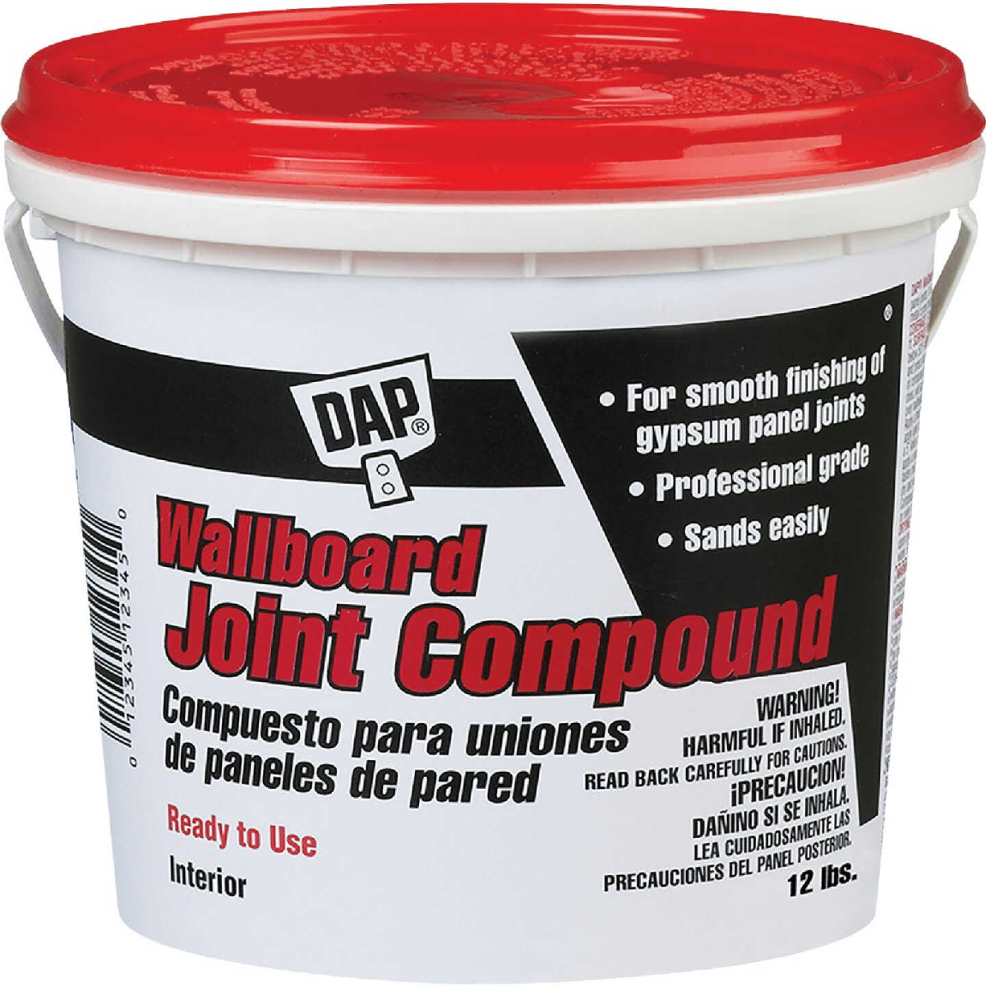 Dap 12 Lb. Pre-Mixed Latex Wallboard Drywall Joint Compound Image 1