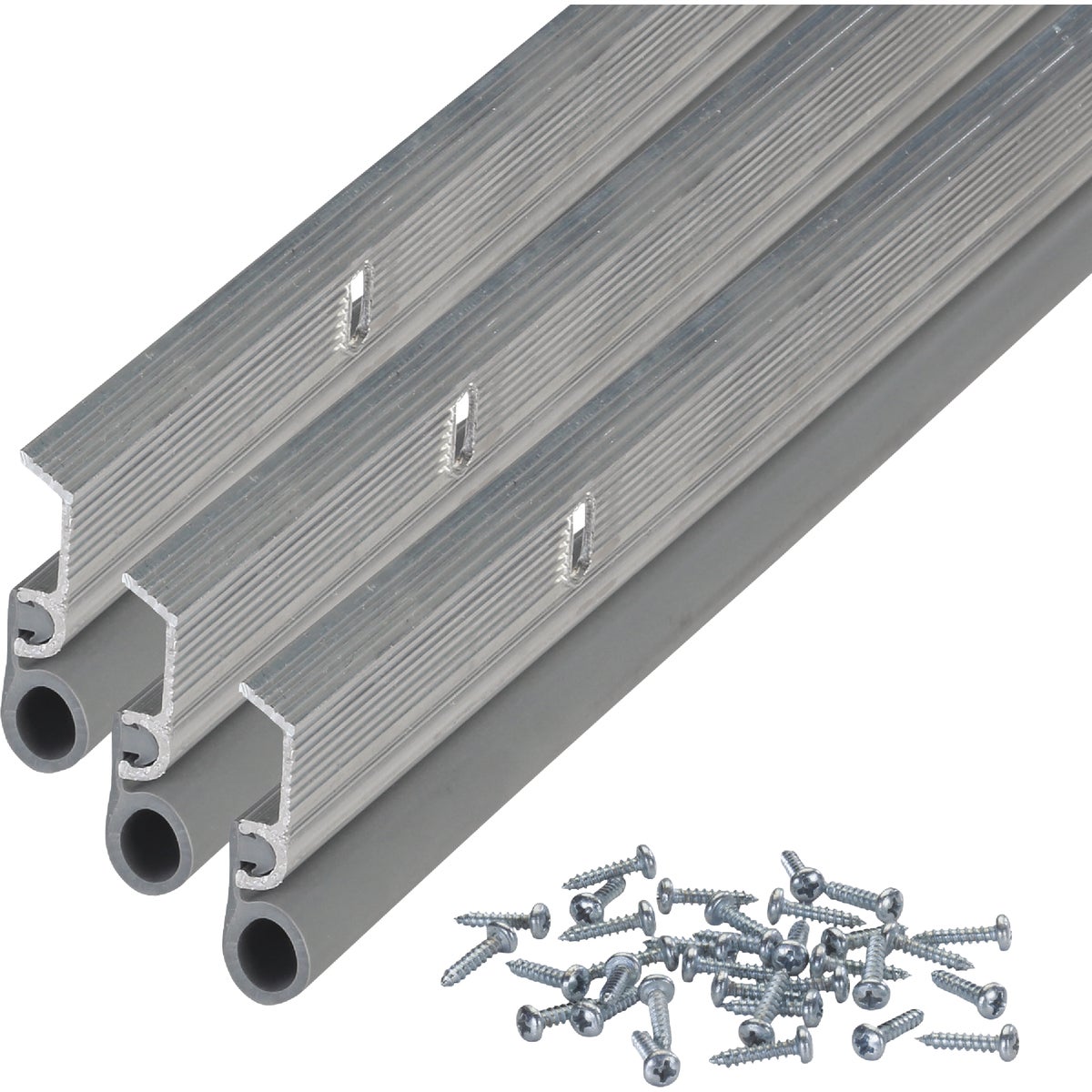 M-D Building Products Silver Aluminum and Vinyl Screw-on Top and Sides Door Seal Kit Image 6