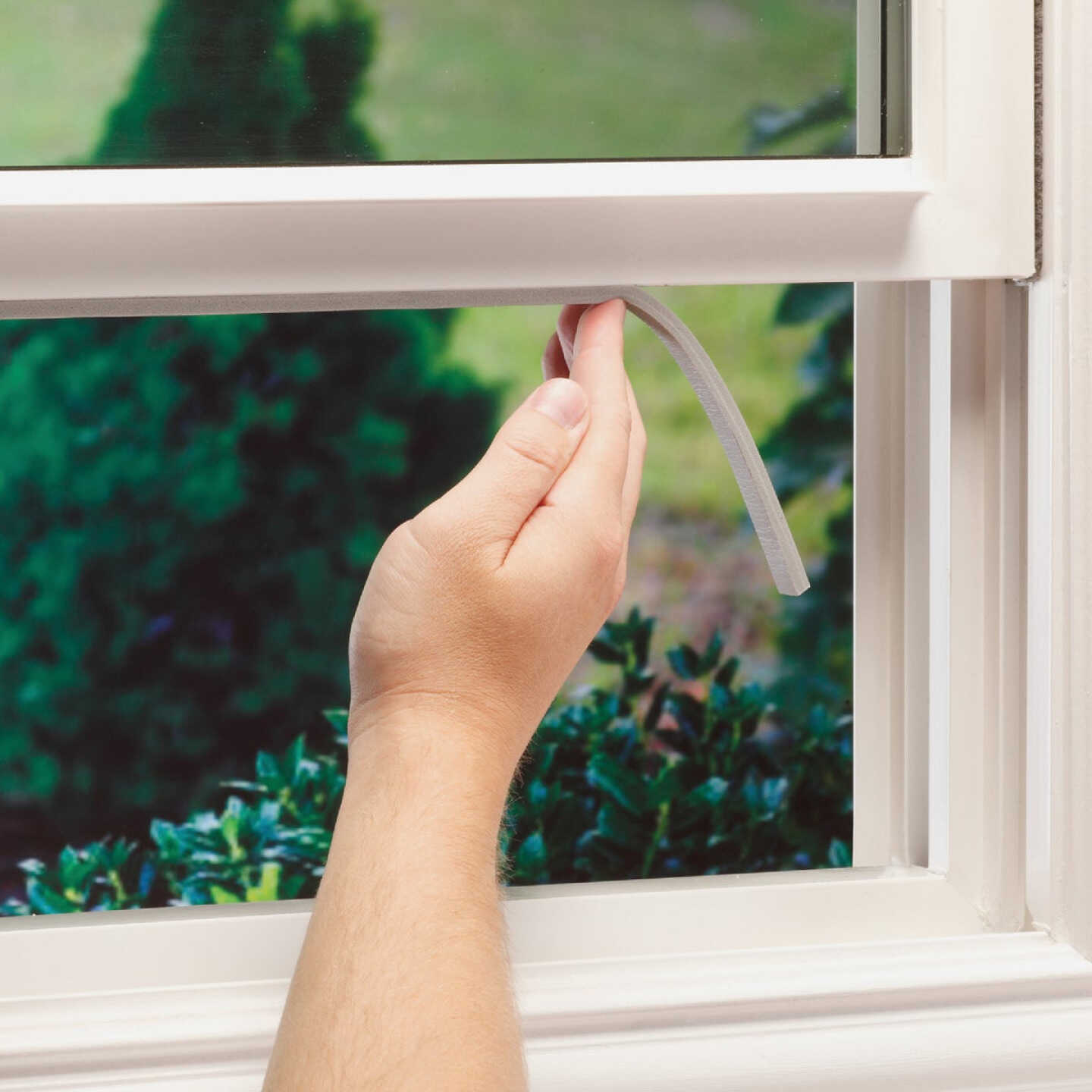 M-D Building Products 1/4 In. W x 1/8 In. H x 17 Ft. L Gray Foam Window Seal for Ex-Small Gaps Image 3