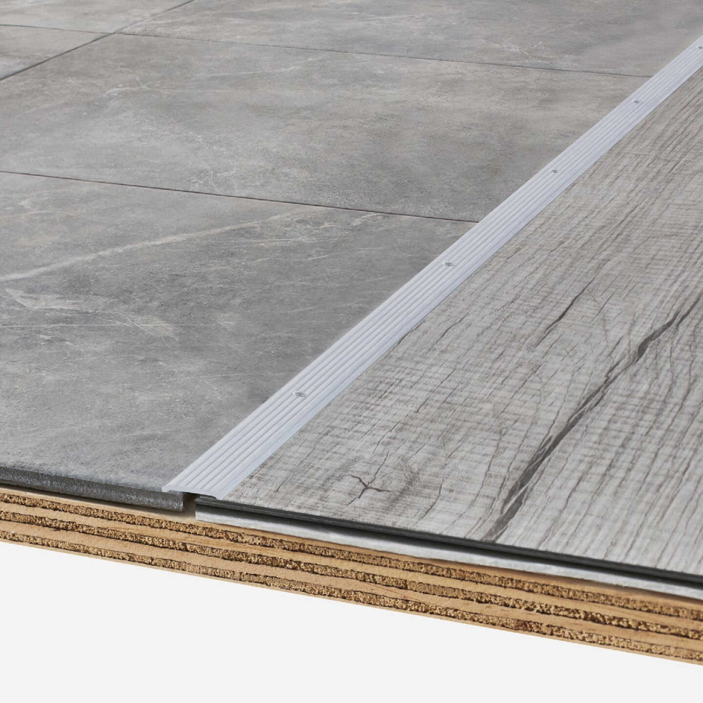 M-D Building Products 3/4 In. x 72 In. Silver Aluminum Seam Binder with Screw Nails Image 3