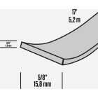 M-D Building Products 5/8 In. X 17 Ft. Gray Felt Weatherseal for Doors & Windows Image 2