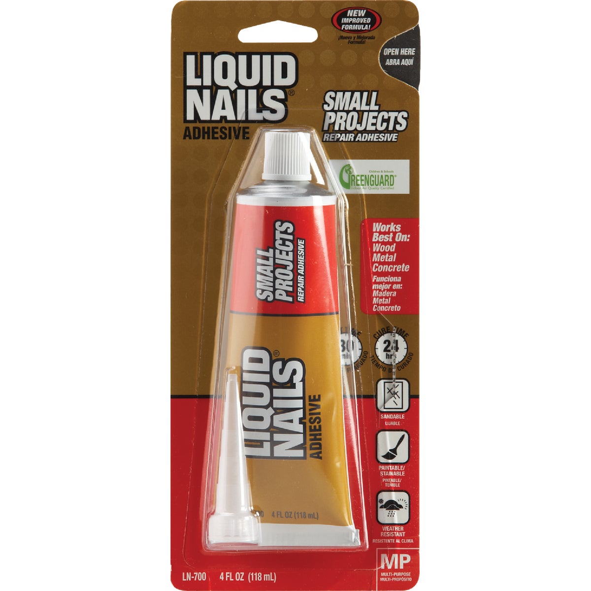 Liquid Nails 4 Oz. Small Projects Repair Multi-Purpose Adhesive Image 2