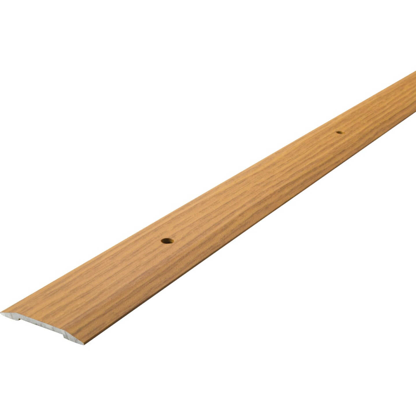 M-D Building Products Metal Decor 1-1/4 In. x 36 In. Oak Aluminum Seam Binder with Screw Nails Image 1