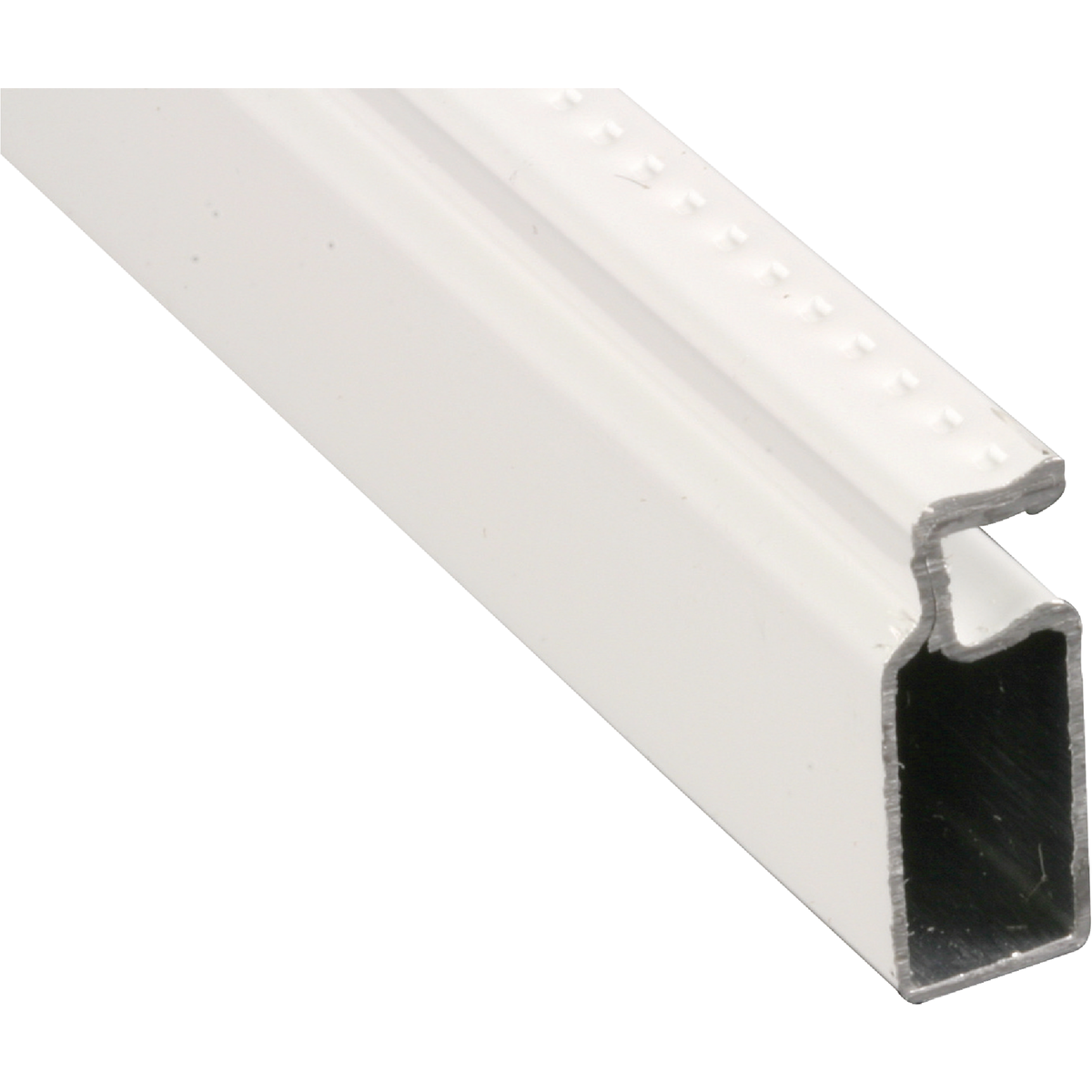 Prime-Line Make-2-Fit 3/4 x 5/16 x 72 White Aluminum Screen Frame Image 2