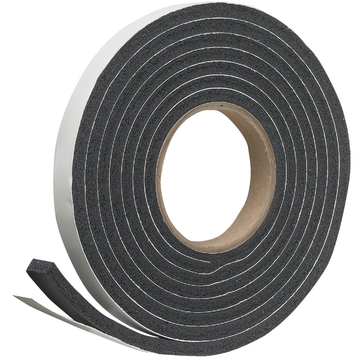Do it Best 3/4 In. W x 5/16 In. T x 10 Ft. L Black Rubber Foam Weatherstrip Tape Image 2