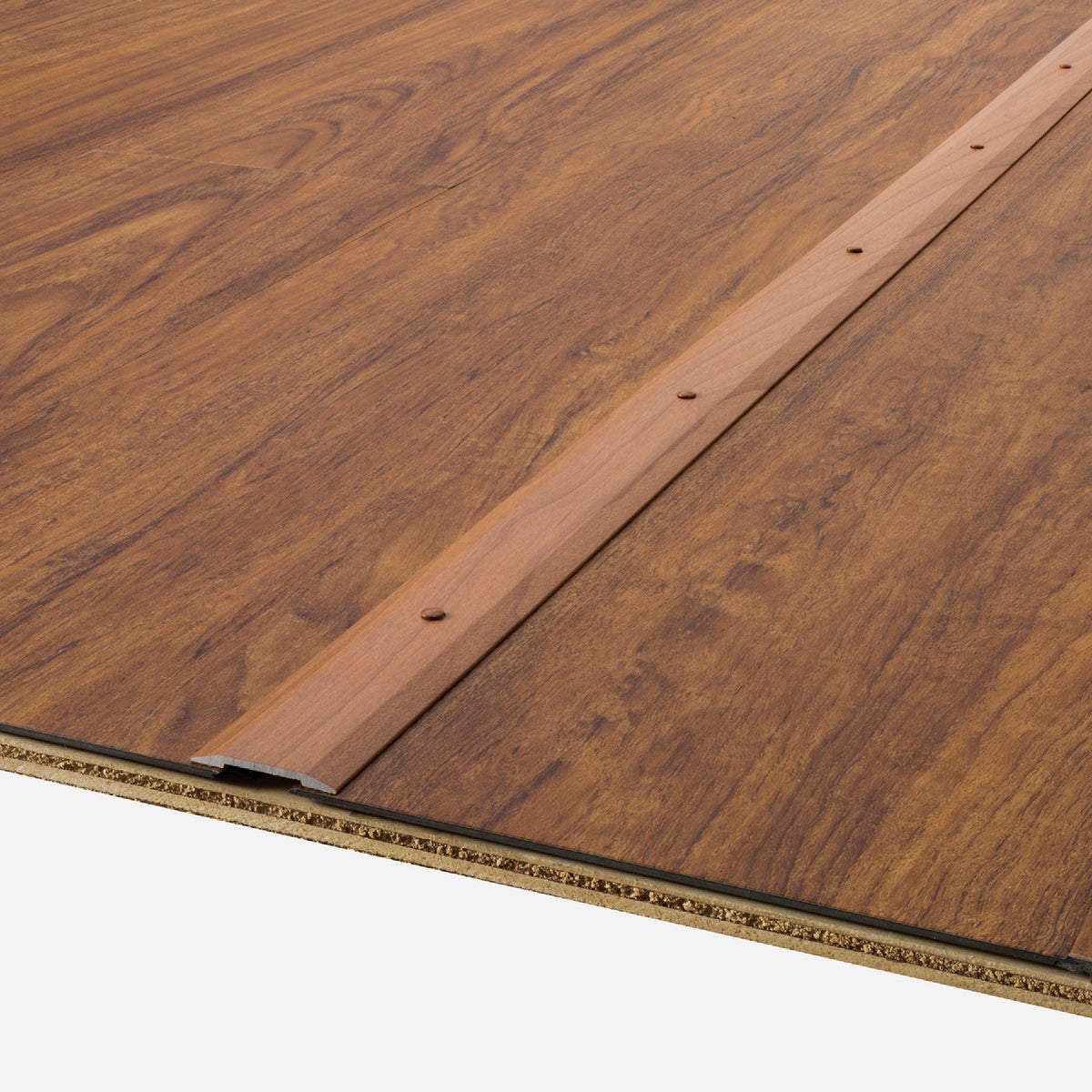 M-D Building Products Metal Decor 1-1/4 In. x 36 In. Cherry Aluminum Seam Binder with Screw Nails Image 3