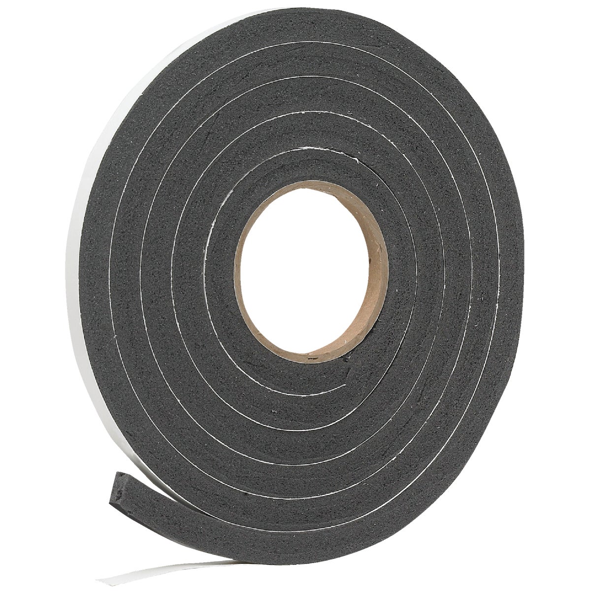 Do it Best 1/2 In. W x 9/16 In. T x 10 Ft. L Black Rubber Foam Weatherstrip Tape Image 3