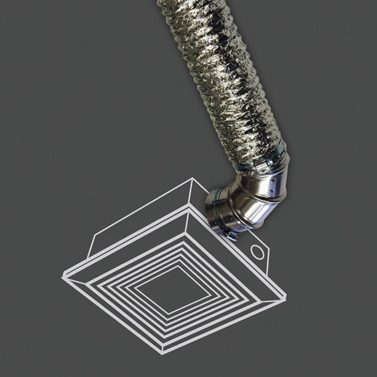 Dundas Jafine 4 In. Aluminum Adjustable Dryer Elbow Image 3