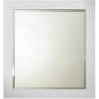 Bertch Lighthouse Gray 28 In. W x 30 In. H Framed Vanity Mirror Image 1