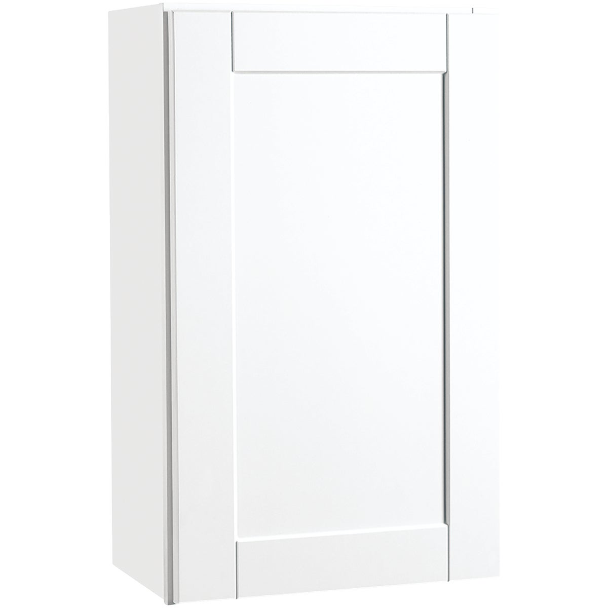 Continental Cabinets Andover Shaker 18 In. W x 12 In. D x 30 In. H White Thermofoil Wall Kitchen Cabinet