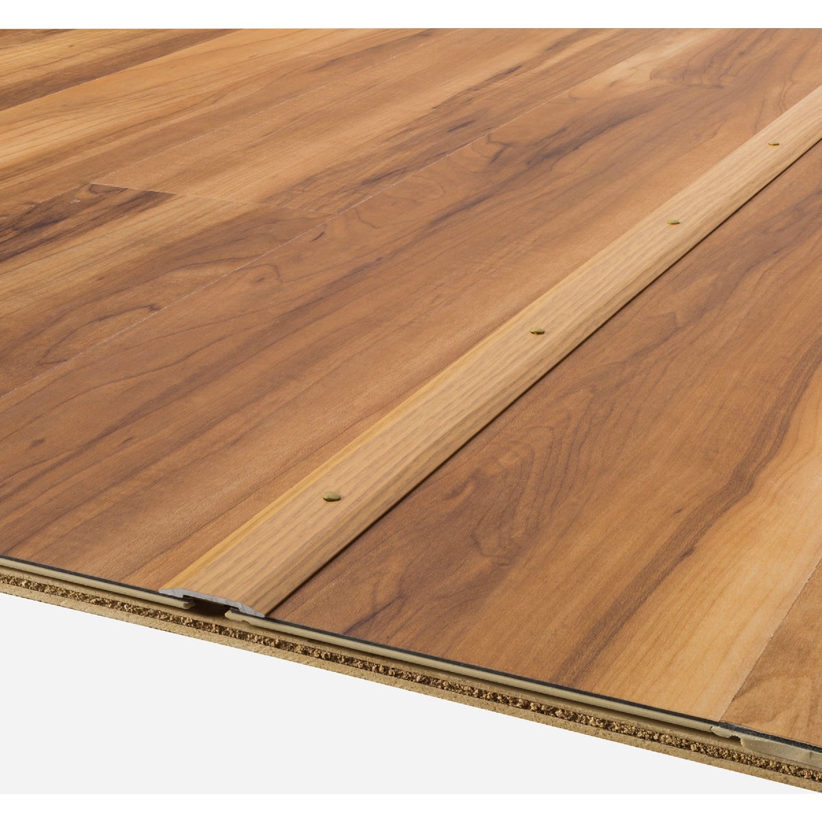 M-D Building Products Metal Decor 1-1/4 In. x 72 In. Oak Aluminum Seam Binder with Screw Nails Image 4