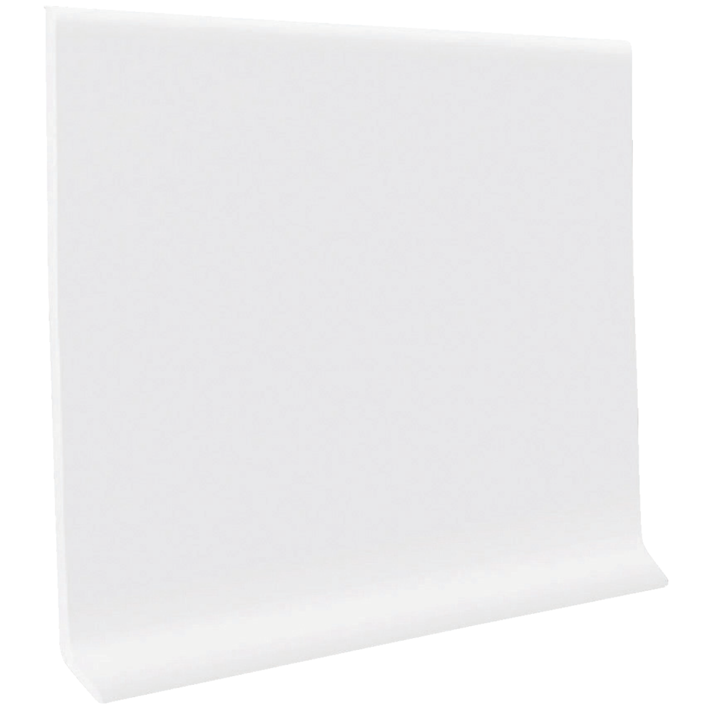 Roppe 2-1/2 In. x 4 Ft. Snow White Vinyl Dryback Wall Cove Base Image 1