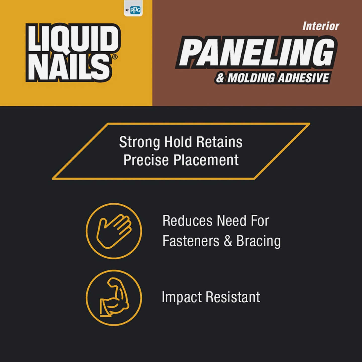 LIQUID NAILS 10 Oz. Paneling and Molding Adhesive Image 2