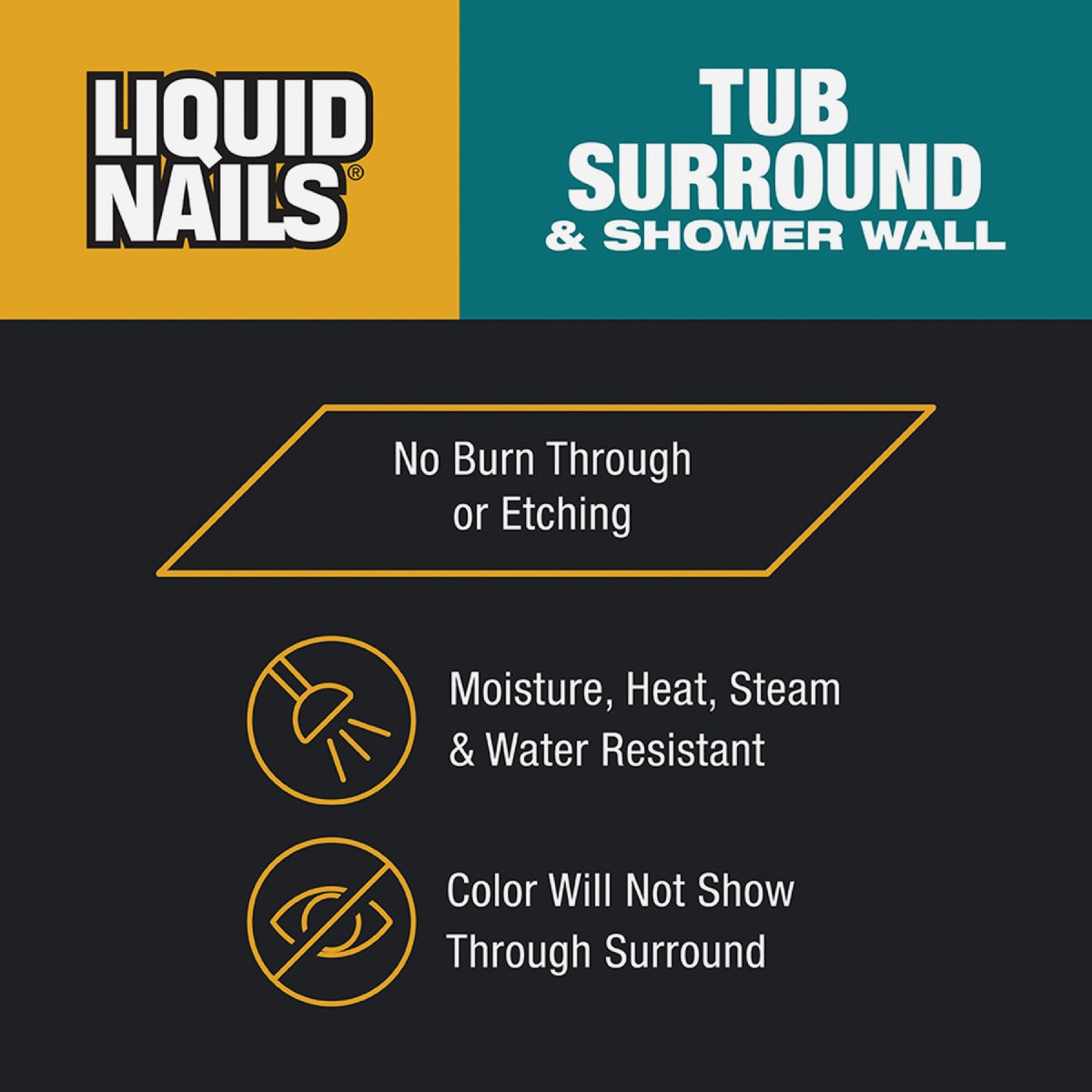 Liquid Nails VOC 10 Oz. Tub Surround & Shower Wall Adhesive Image 2