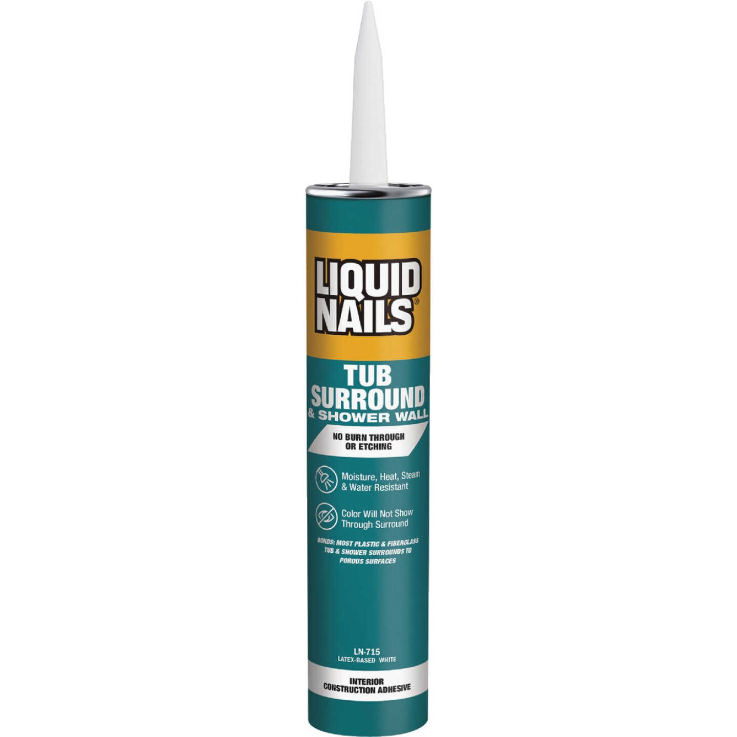 Liquid Nails VOC 10 Oz. Tub Surround & Shower Wall Adhesive Image 1