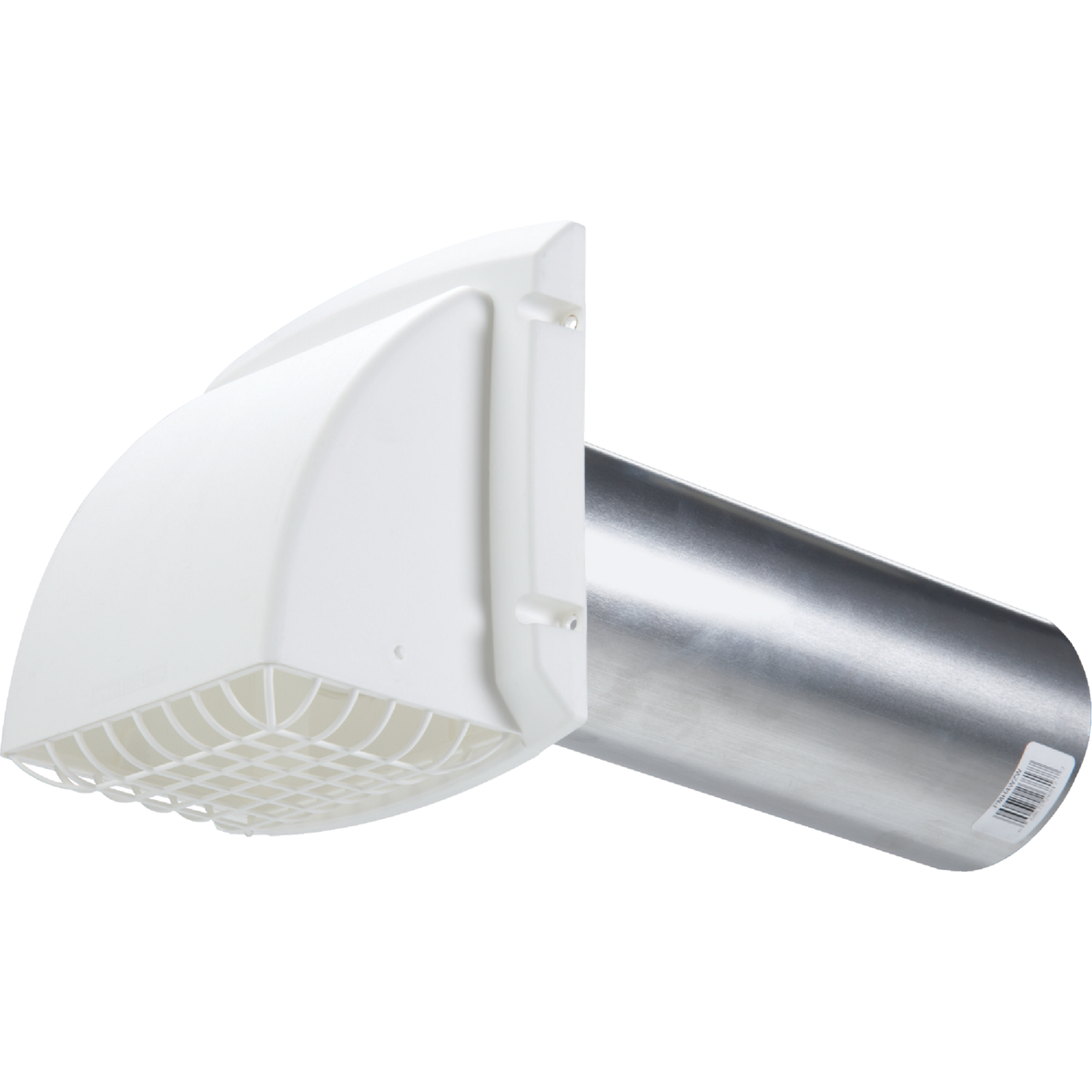 Dundas Jafine ProMax 4 In. White Plastic Dryer Vent Hood (Bulk) Image 2