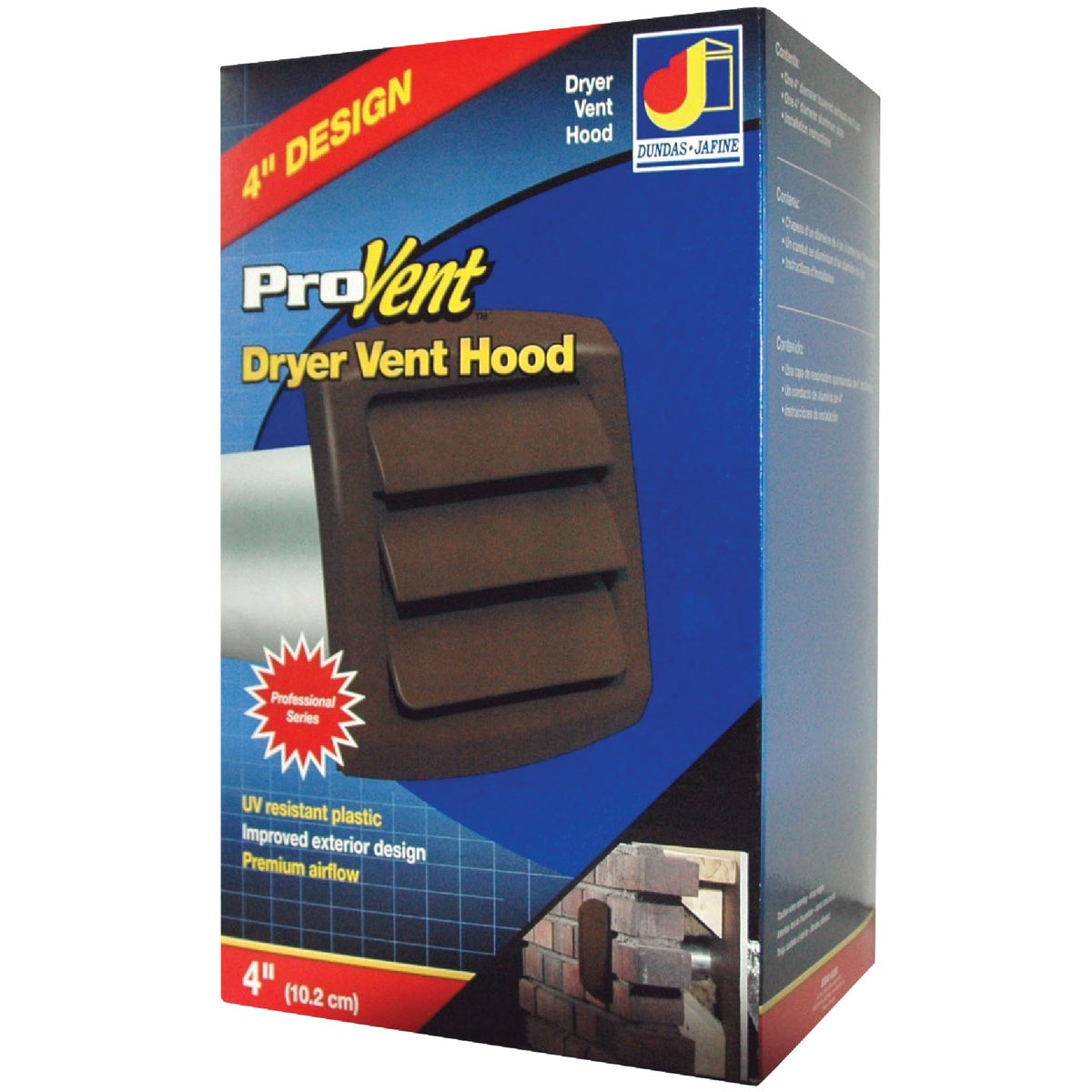 4" Vent Hood LVRD BRN Image 2
