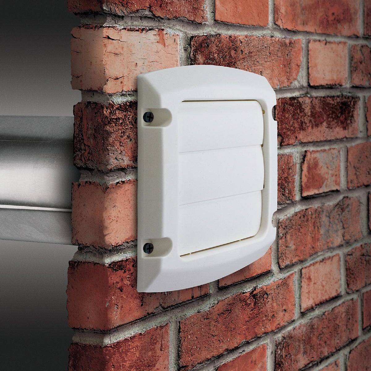 Dundas Jafine ProVent 4 In. White Louvered Dryer Vent Hood Image 2