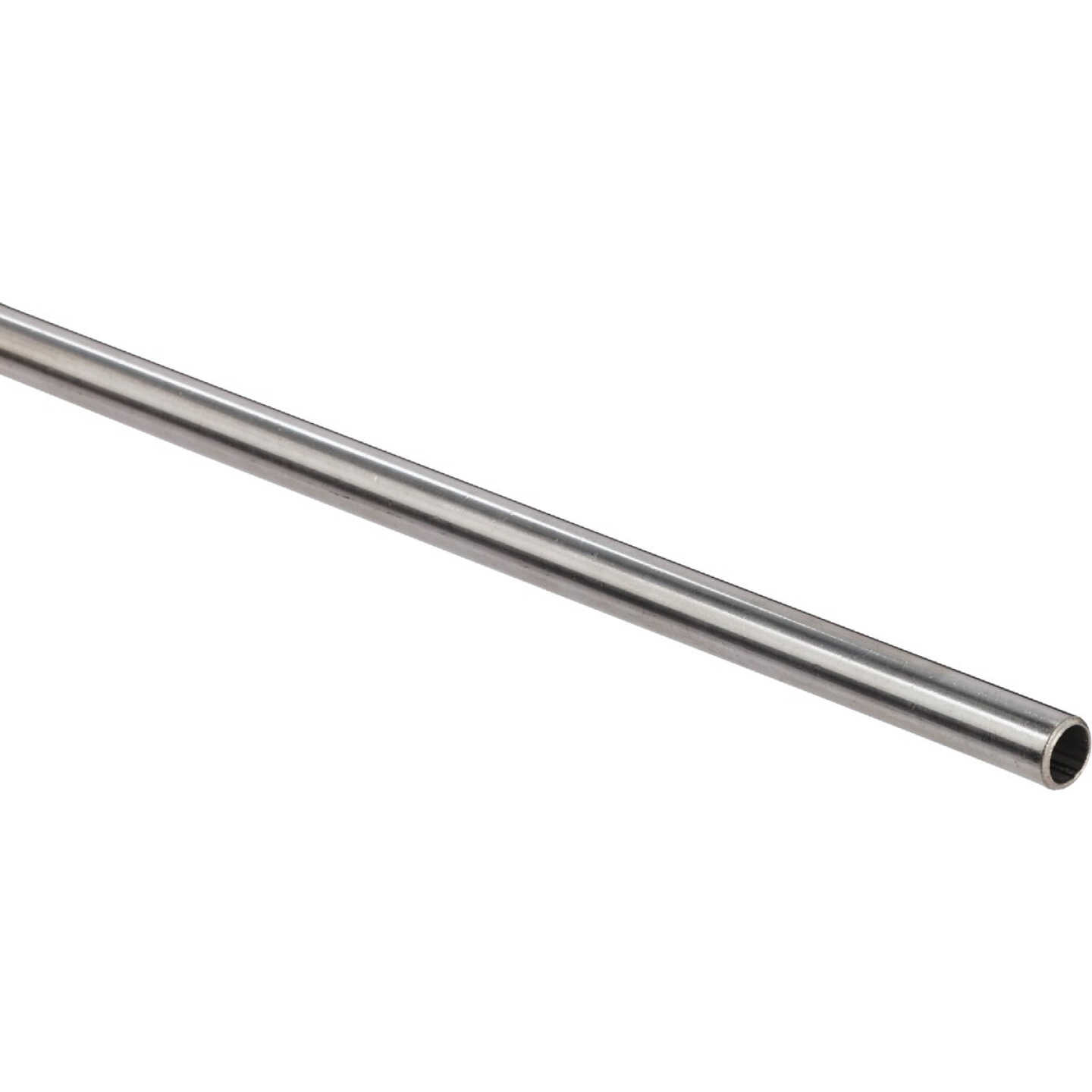 K&S Stainless Steel 1/2 In. O.D. x 1 Ft. Round Tube Stock Image 1