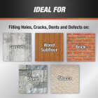 Dap Bondex 5 Lb. Dry Mix - Gray Concrete Patch Image 4