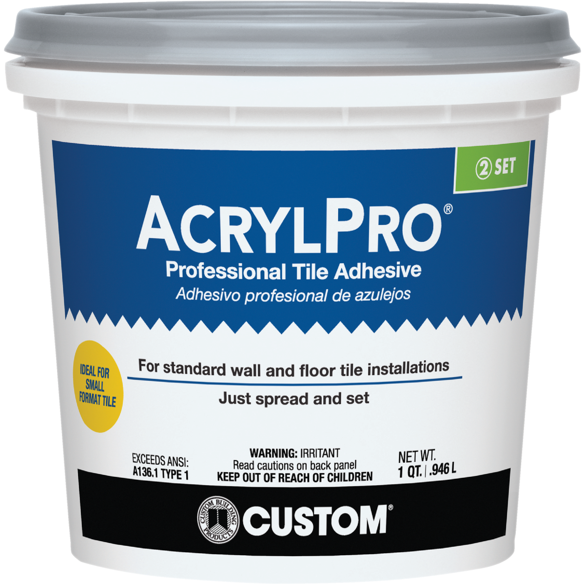 AcrylPro 1 Qt. Ceramic Tile Adhesive Bonder