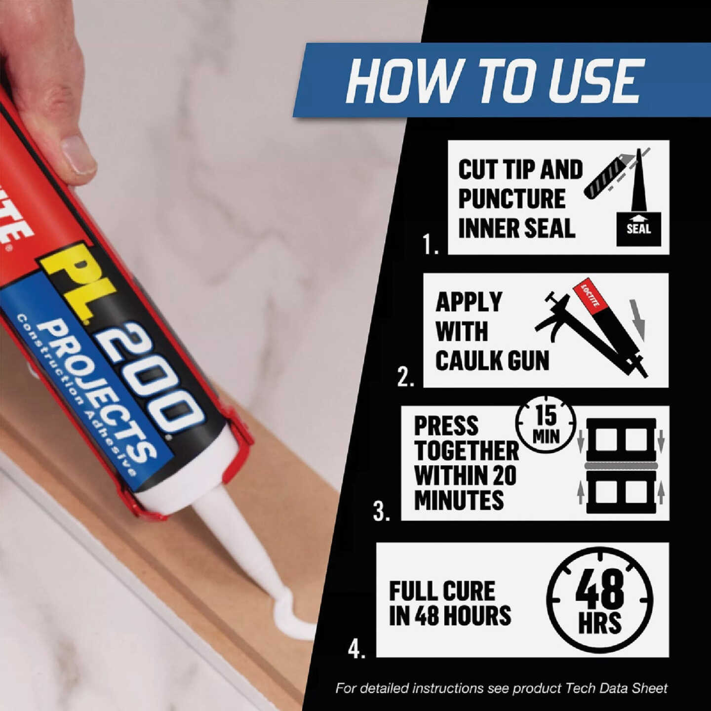 LOCTITE PL 200 28 Oz. Projects Construction Adhesive Image 2