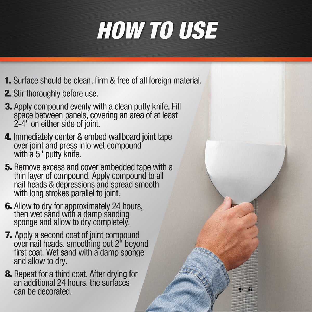 Dap Gallon Pre-Mixed Lightweight Wallboard Drywall Joint Compound Image 4