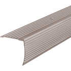 M-D Building Products 1-1/8 In. X 1-1/8 In. X 36 In. Pewter Aluminum Stair Edging w/ Screw Nails Image 6