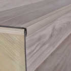 M-D Building Products 1-1/8 In. X 1-1/8 In. X 36 In. Pewter Aluminum Stair Edging w/ Screw Nails Image 3