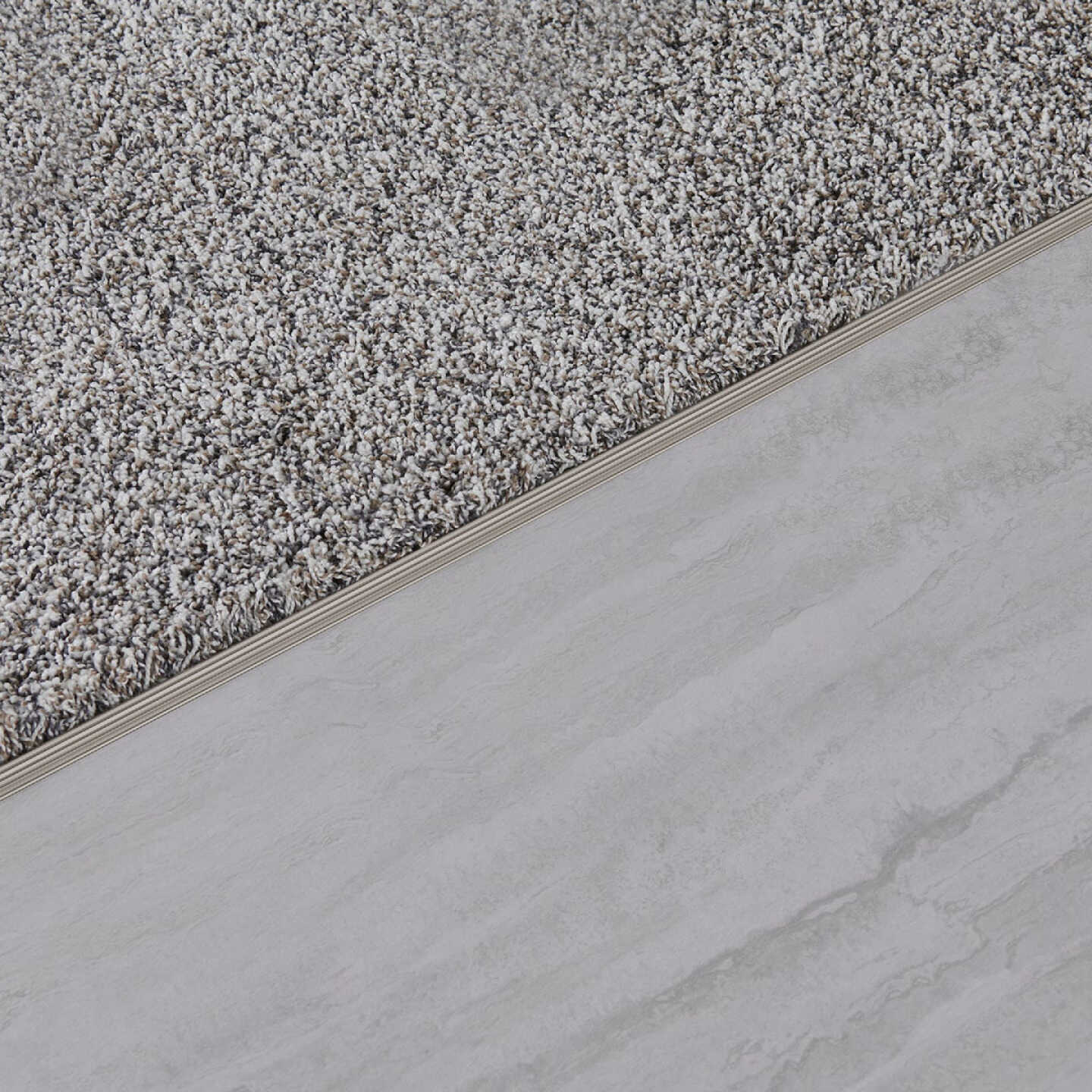 M-D Building Products Pewter 1-3/8 In. x 6 Ft. Aluminum Carpet Gripper Image 3