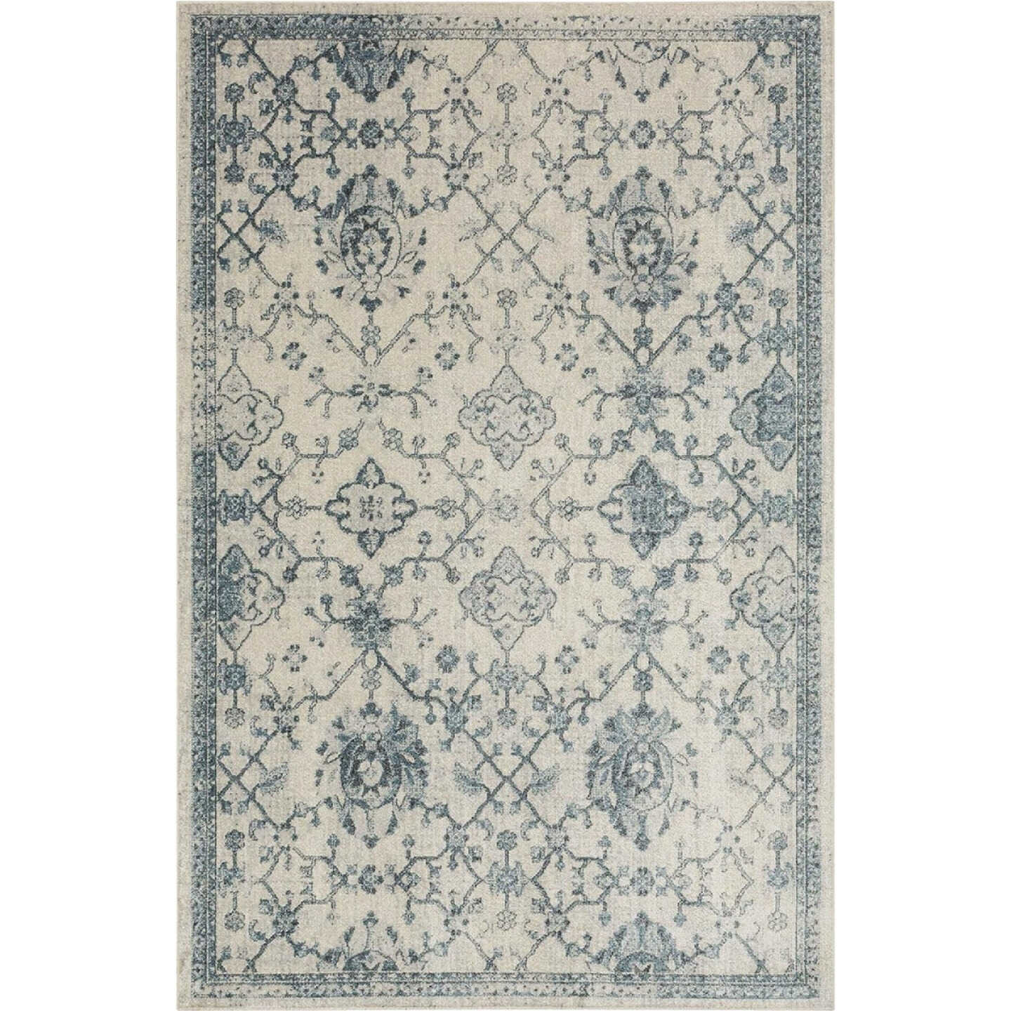 Mohawk Home Garrett Blue 24 In. x 96 In. Runner Image 1
