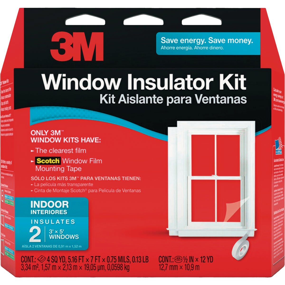 3M 62 In. x 84 In. Indoor Window Insulation Kit (2-Pack)