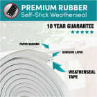 Frost King 9/16 In. x 10 Ft. White Wide Weatherseal Tape Image 2