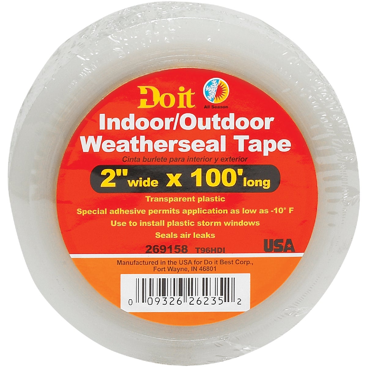 Do it 1-7/8 In. x 100 Ft. Clear Weatherseal Tape Image 2