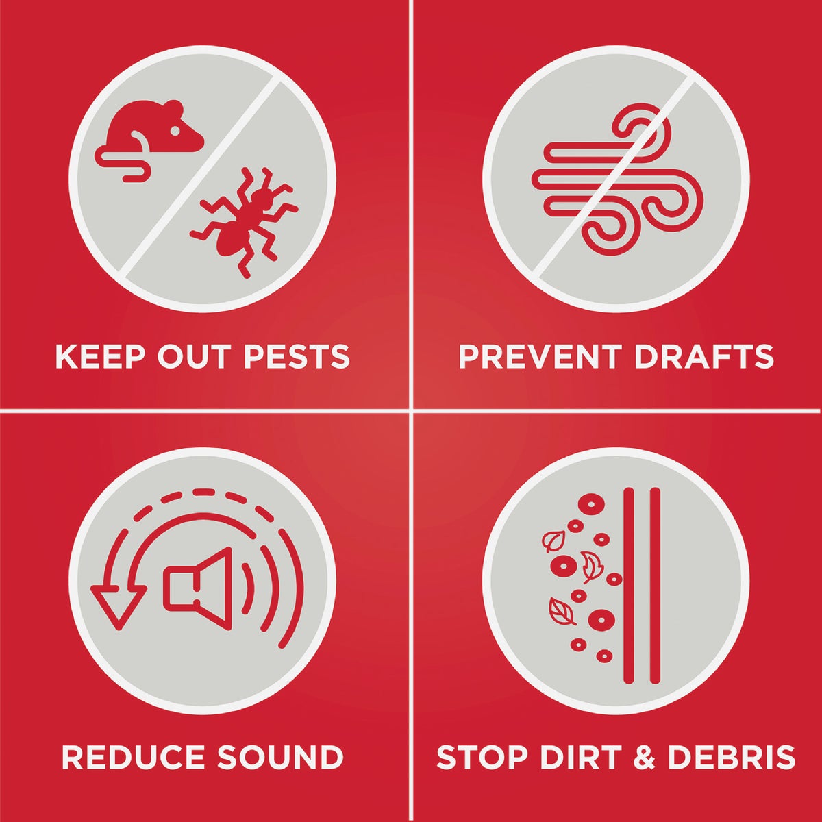 M-D Building Products 36 In. Gray Door Sweep Insert Image 2