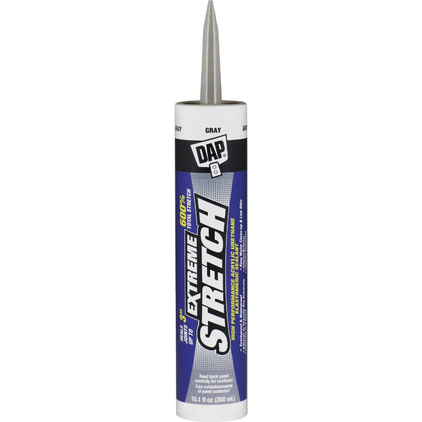 Dap Extreme Stretch 10.1 Oz. Gray Acrylic Urethane Premium Elastomeric Sealant Image 1