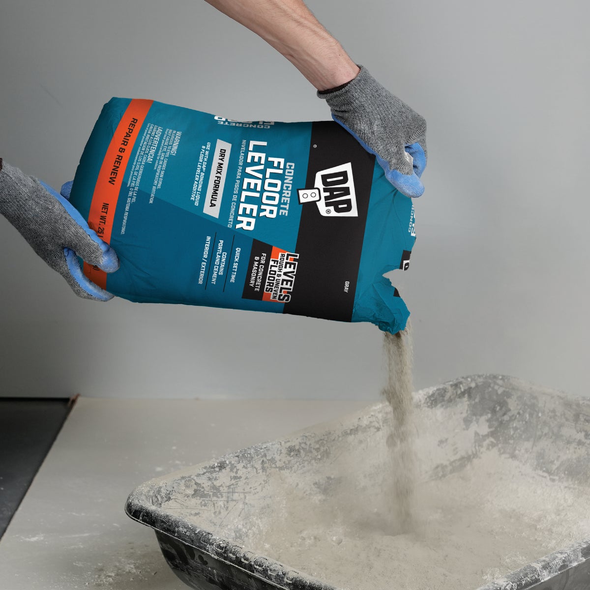 DAP 25 Lb. Concrete Floor Leveler, Gray Image 5