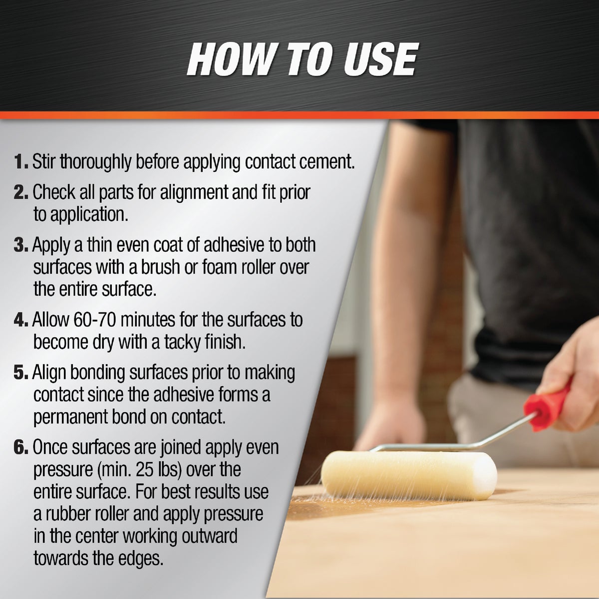 DAP Weldwood Qt. Nonflammable Contact Cement Image 3