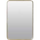 Zenna Home Designer Series Brushed Nickel 16 In. W x 24 In. H x 5 In. D Single Mirror Surface/Recess Mount Rectangle Medicine Cabinet Image 1