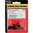 Prime-Line Black Nylon Window Screen Repair Plunger Latch (6-Pack) Image 2