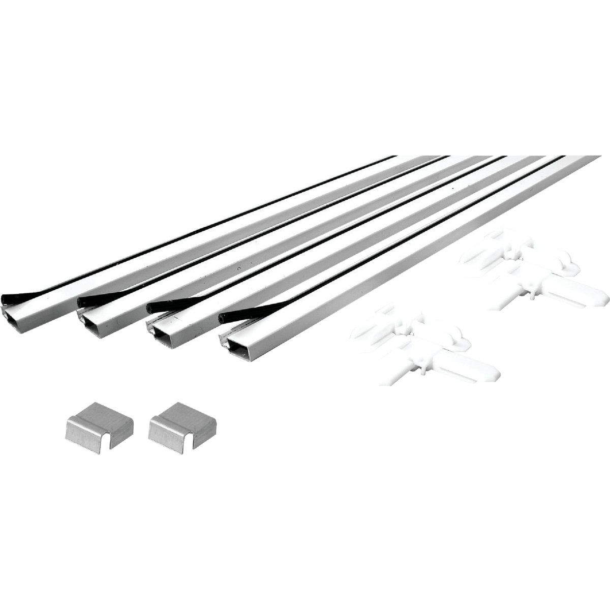 Prime-Line 3/4 In. x 5/16 In. x 4 Ft. White Screen Frame Kit Image 1