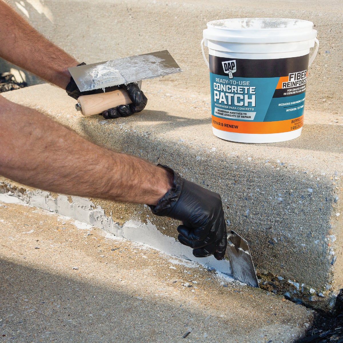 Dap 1 Gal. Ready-To-Use Concrete Patch, Gray Image 4