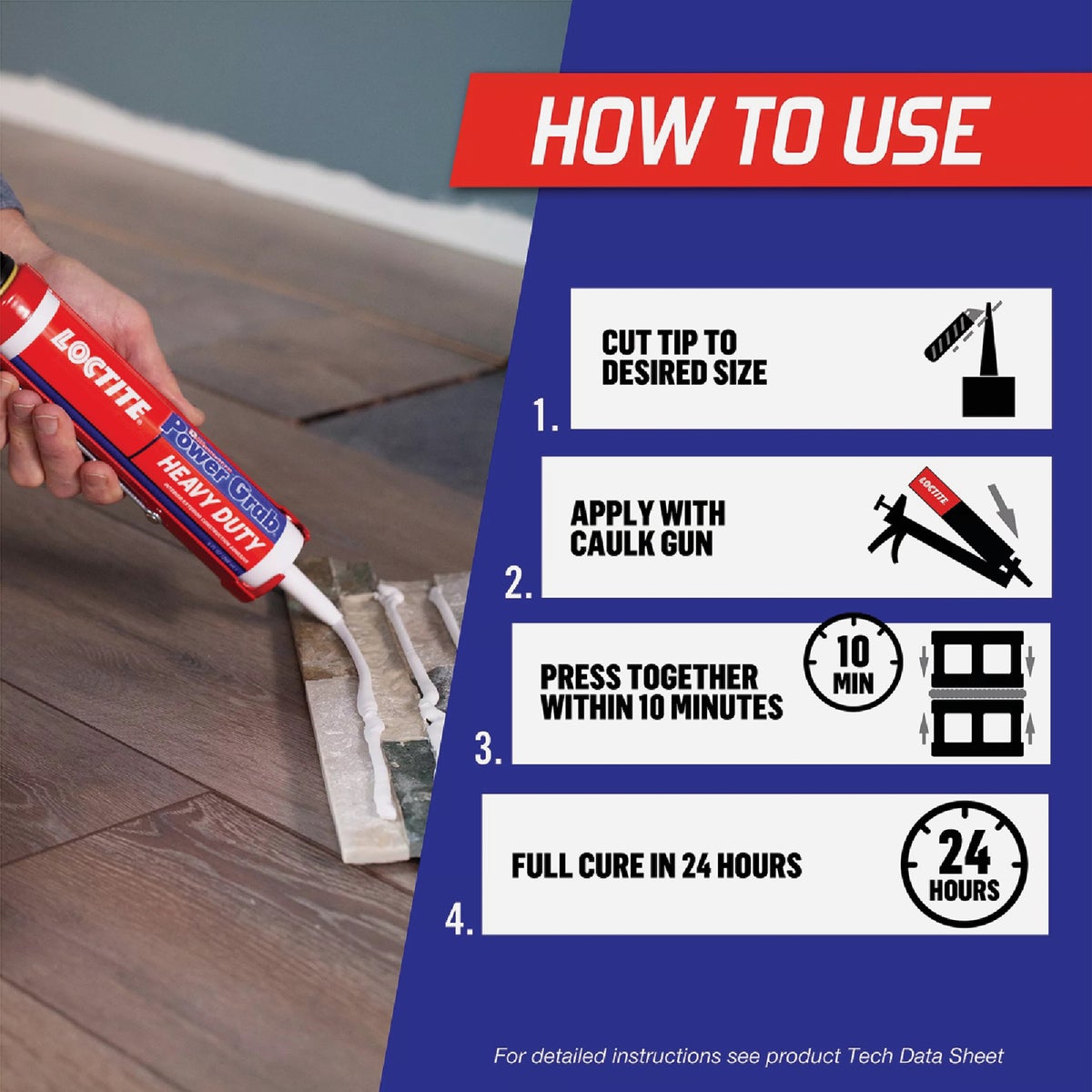 LOCTITE Power Grab Express 9 Oz. Heavy Duty Construction Adhesive Image 3