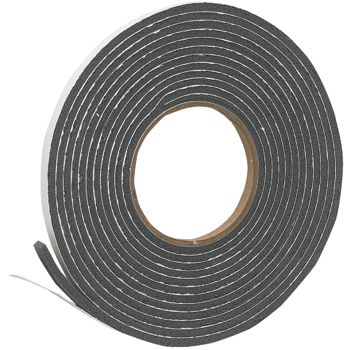 Do it 3/8 In. W x 3/16 In. T x 17 Ft. L Charcoal Vinyl Foam Weatherstrip Tape Image 3