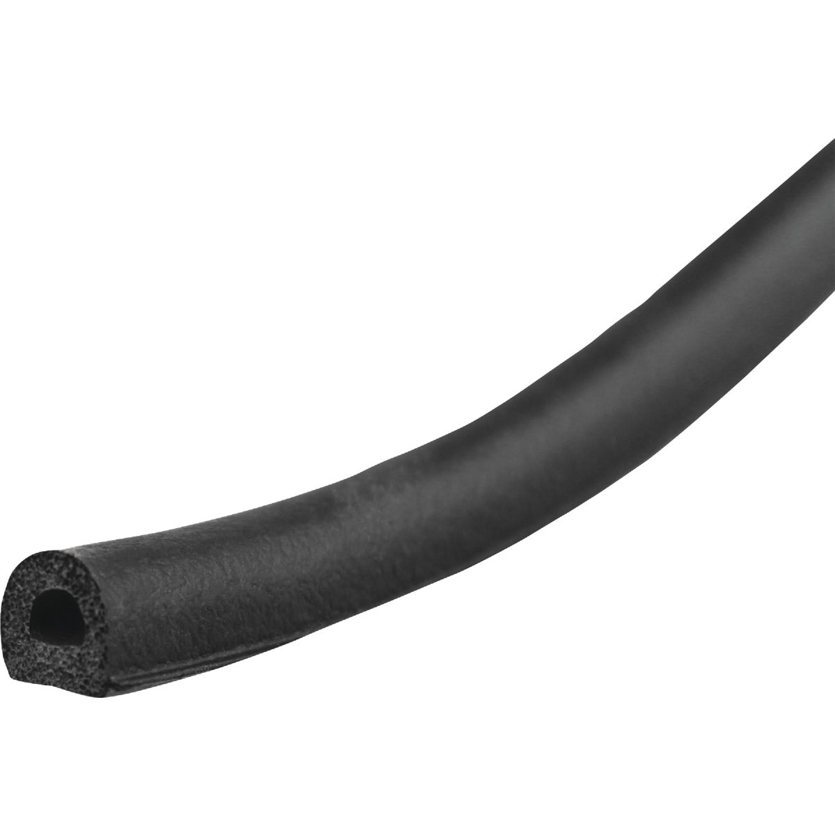 M-D Building Products 17 Ft. Black Small Rubber Auto & Marine Weatherseal for All Climates
