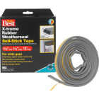 Do it Best 9/16 In. x 10 Ft. Gray Wide Weatherseal Tape Image 1