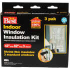 Do it Best 42 In. x 62 In. Indoor Shrink Film Window Kit (3-Pack) Image 5