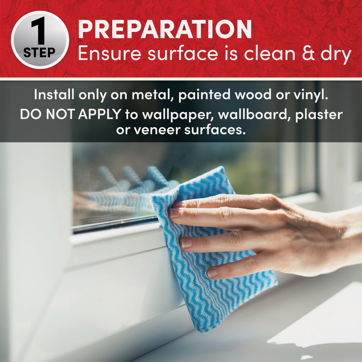 Do it Best 62 In. x 210 In. Indoor Shrink Film Window Kit Image 4