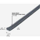 M-D Building Products 1/2" W x 1/4" T x 17' L Gray Economy Foam Window Seal for Medium Gaps Image 2